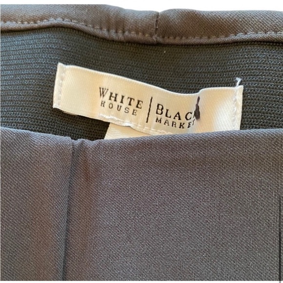 White House Black Market Slim Pant with Side Zip 6 SHORT - Picture 5 of 5